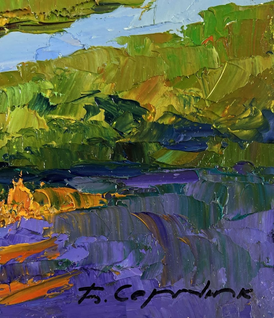 Oil painting Fishing on the lakes Boris Serdyuk - 9