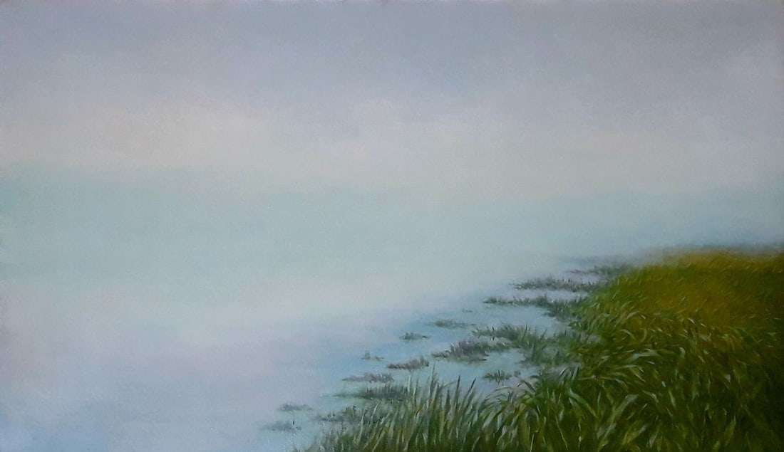 Oil painting Dawn of the river Vasily Korkishko - 2