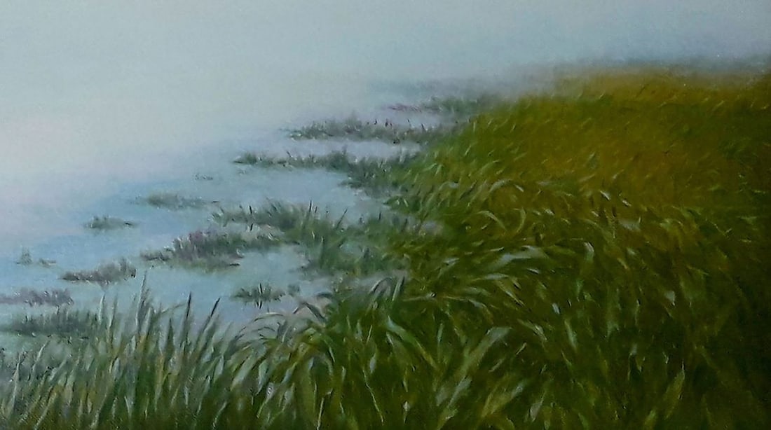 Oil painting Dawn of the river Vasily Korkishko - 3