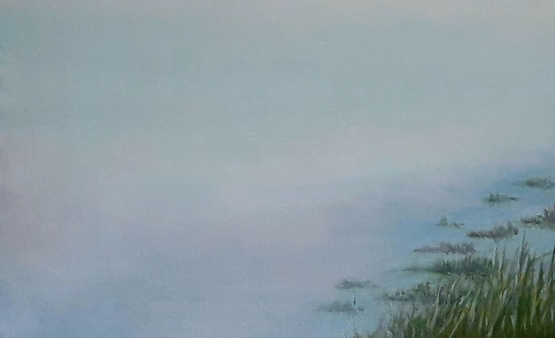 Oil painting Dawn of the river Vasily Korkishko - 4