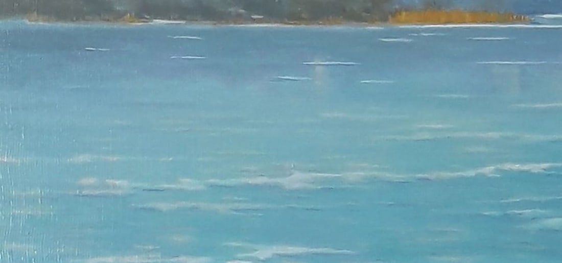 Oil painting Overlooking the city Vasily Korkishko - 4