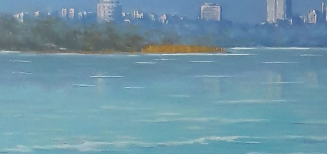 Oil painting Overlooking the city Vasily Korkishko - 7