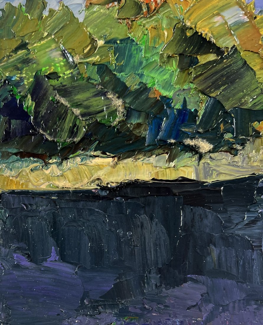 Oil painting A moment before the first drop of rain Boris Serdyuk - 7