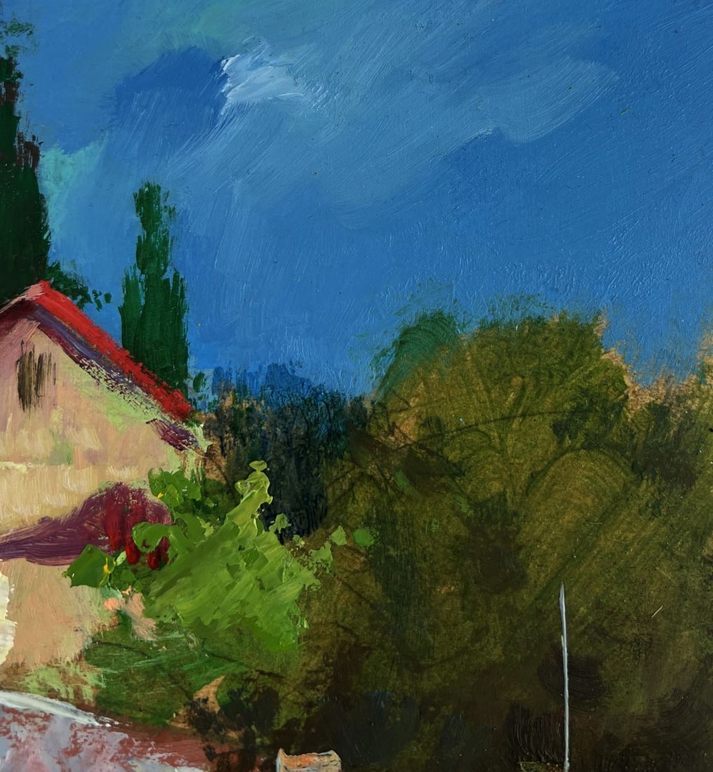 Oil painting Relaxing by the river on a summer day Yuriy Suprunchuk - 4