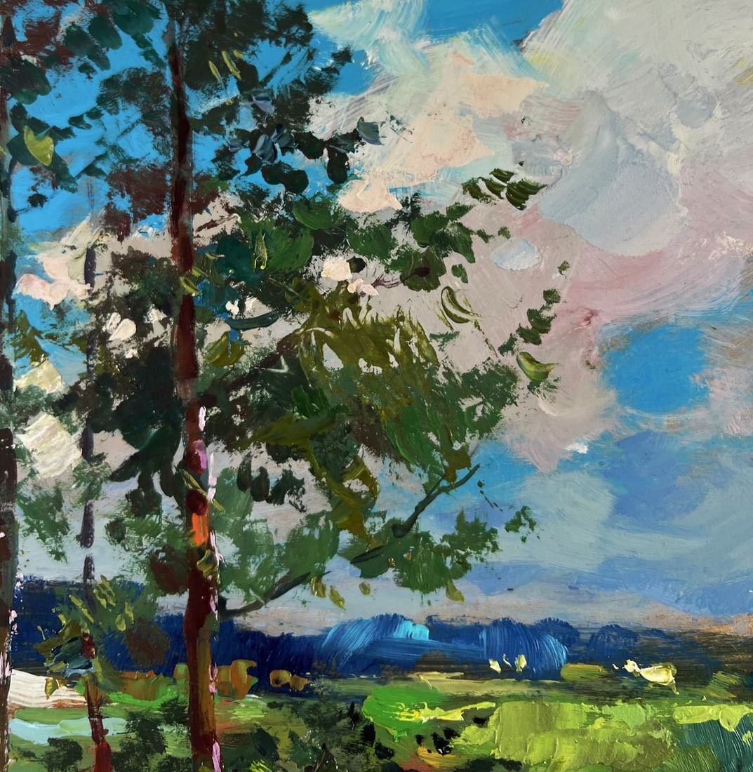 Oil painting Horses by the river Yuriy Suprunchuk - 5