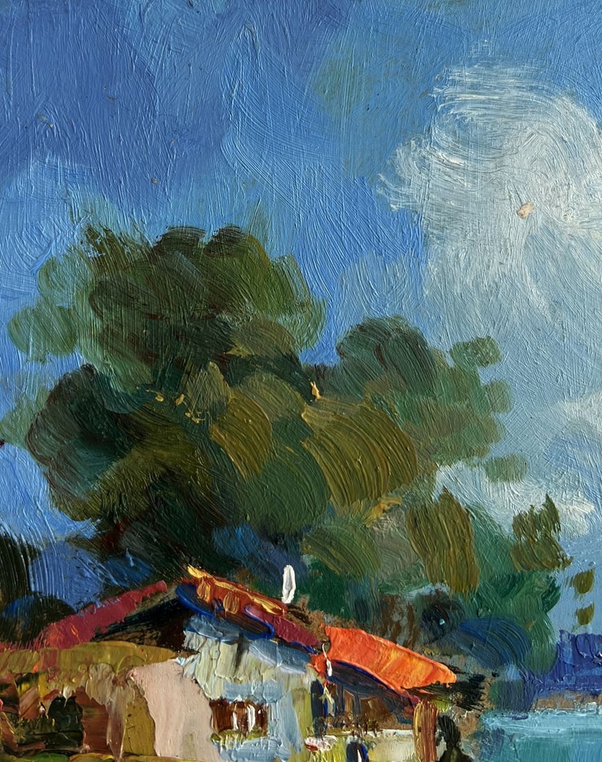 Oil painting House near the river Yuriy Suprunchuk - 5