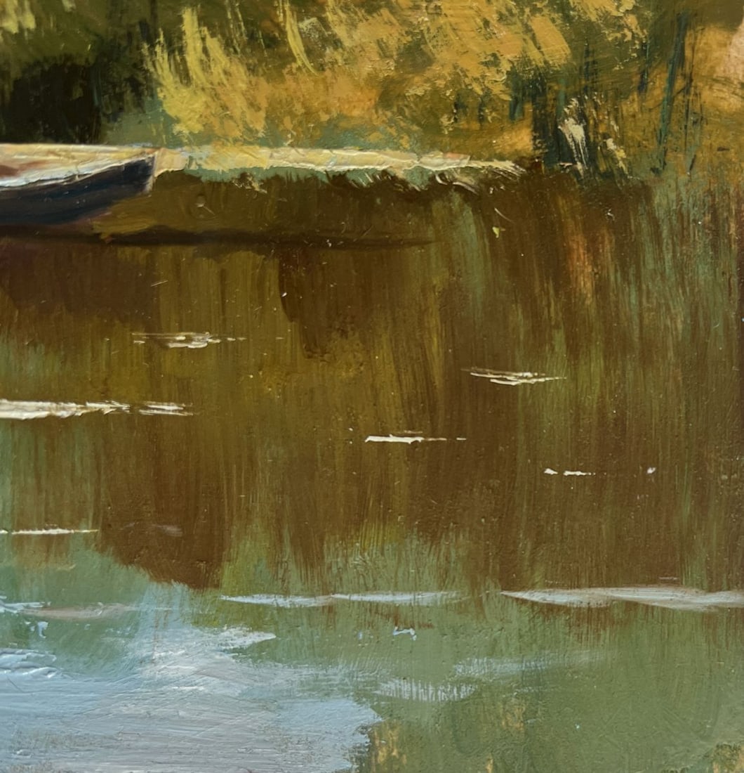 Oil painting Enjoying the natural silence Yuriy Suprunchuk - 4