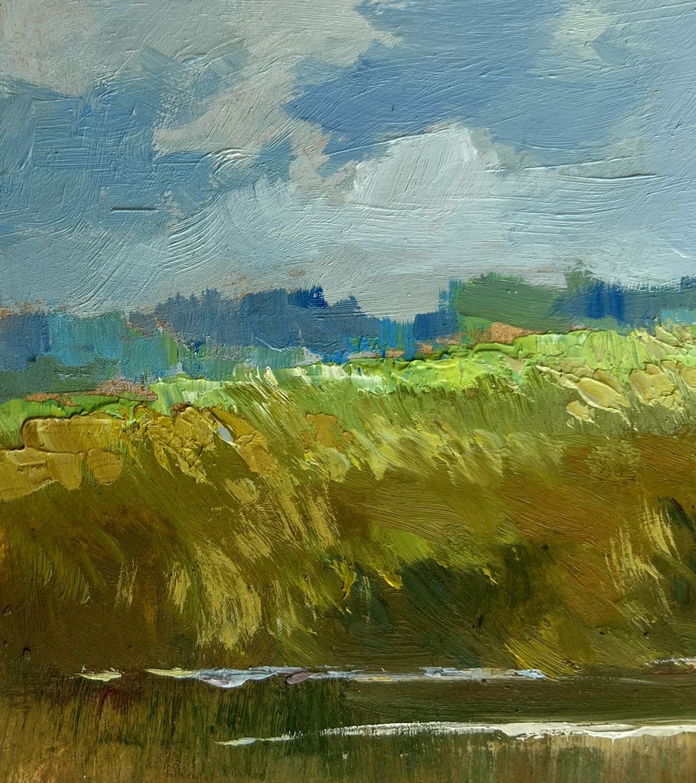 Oil painting Enjoying the natural silence Yuriy Suprunchuk - 6