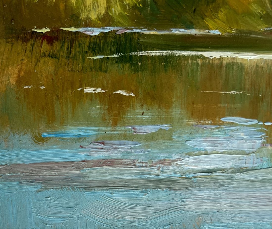 Oil painting Enjoying the natural silence Yuriy Suprunchuk - 7