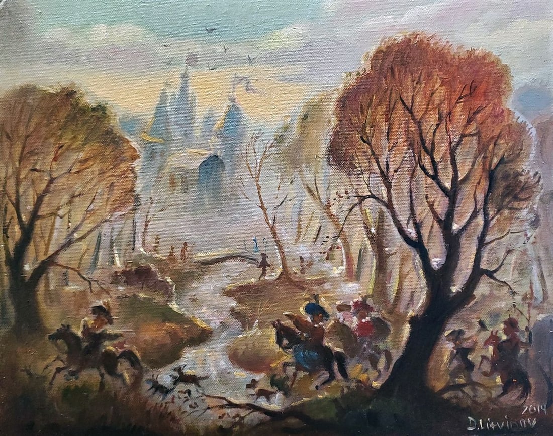 Oil painting Spring hunting Litvinov Daniil Olegovich: Title: Oil painting Spring hunting Litvinov Daniil Olegovich Description: NoLitv 1139 *** ABOUT THIS PAINTING *** * TITLE: "Spring hunting" * ARTISTS: Litvinov Daniil Olegovich * SIZE: 41x33 cm/'16.14