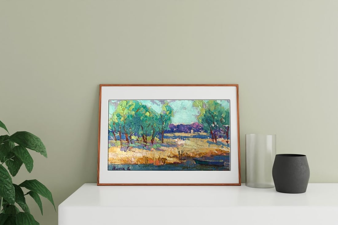 Oil painting Sandy shore Alex Kalenyuk - 2