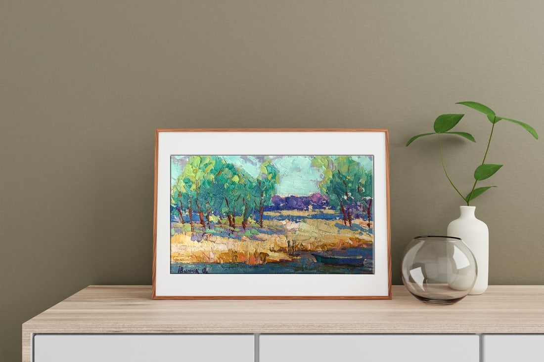 Oil painting Sandy shore Alex Kalenyuk - 3