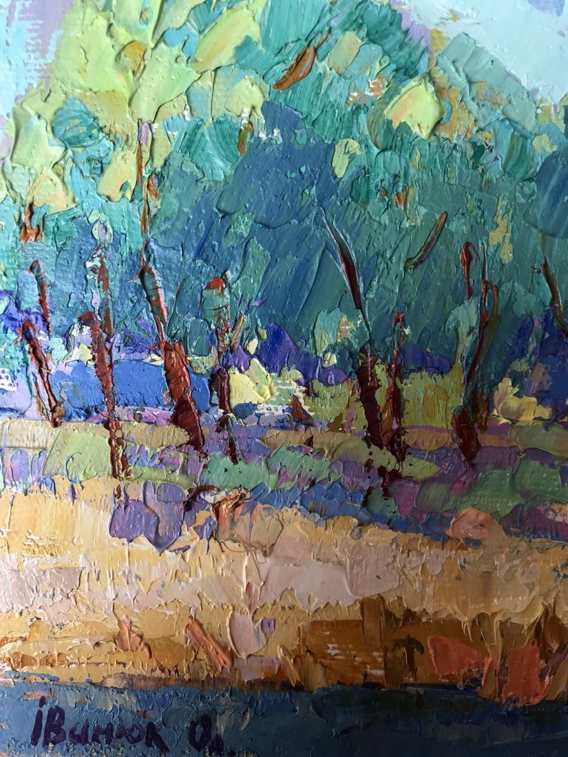 Oil painting Sandy shore Alex Kalenyuk - 5