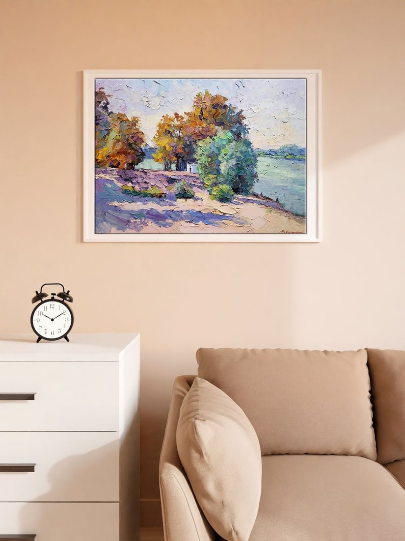 Oil painting On the Dnieper Serdyuk Boris Petrovich - 2