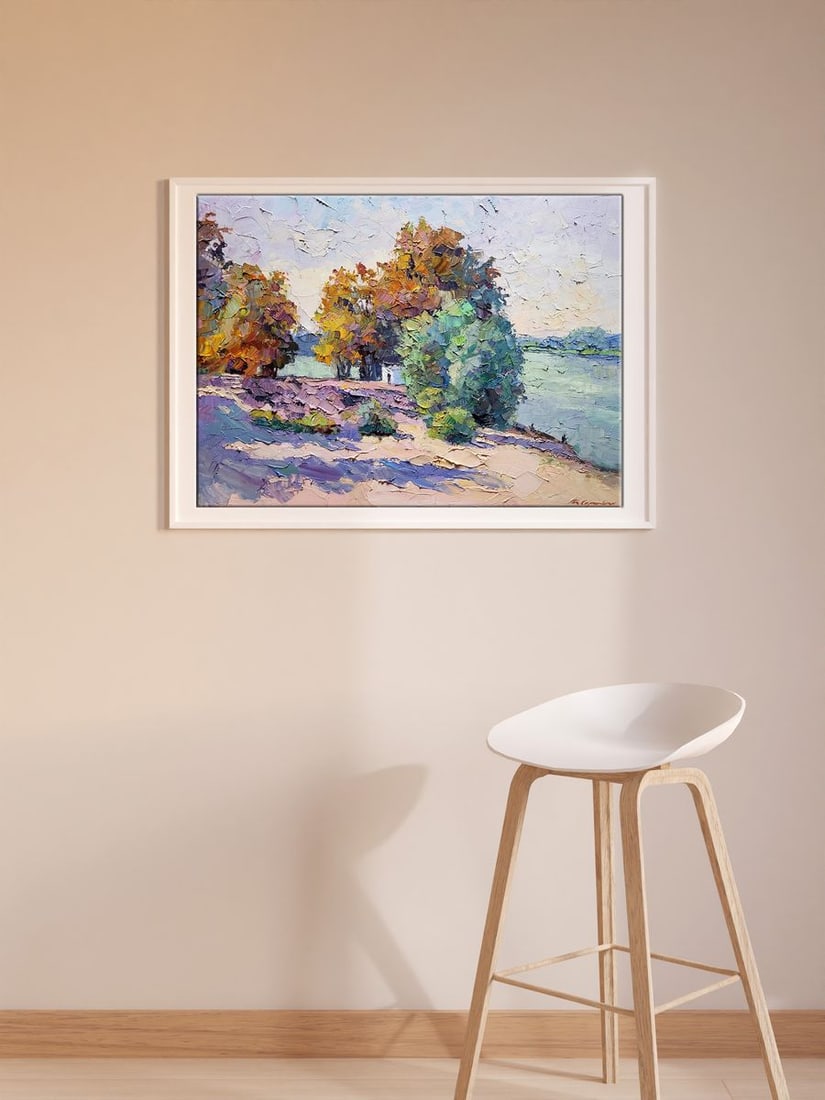 Oil painting On the Dnieper Serdyuk Boris Petrovich - 3