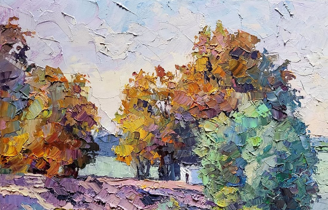 Oil painting On the Dnieper Serdyuk Boris Petrovich - 4