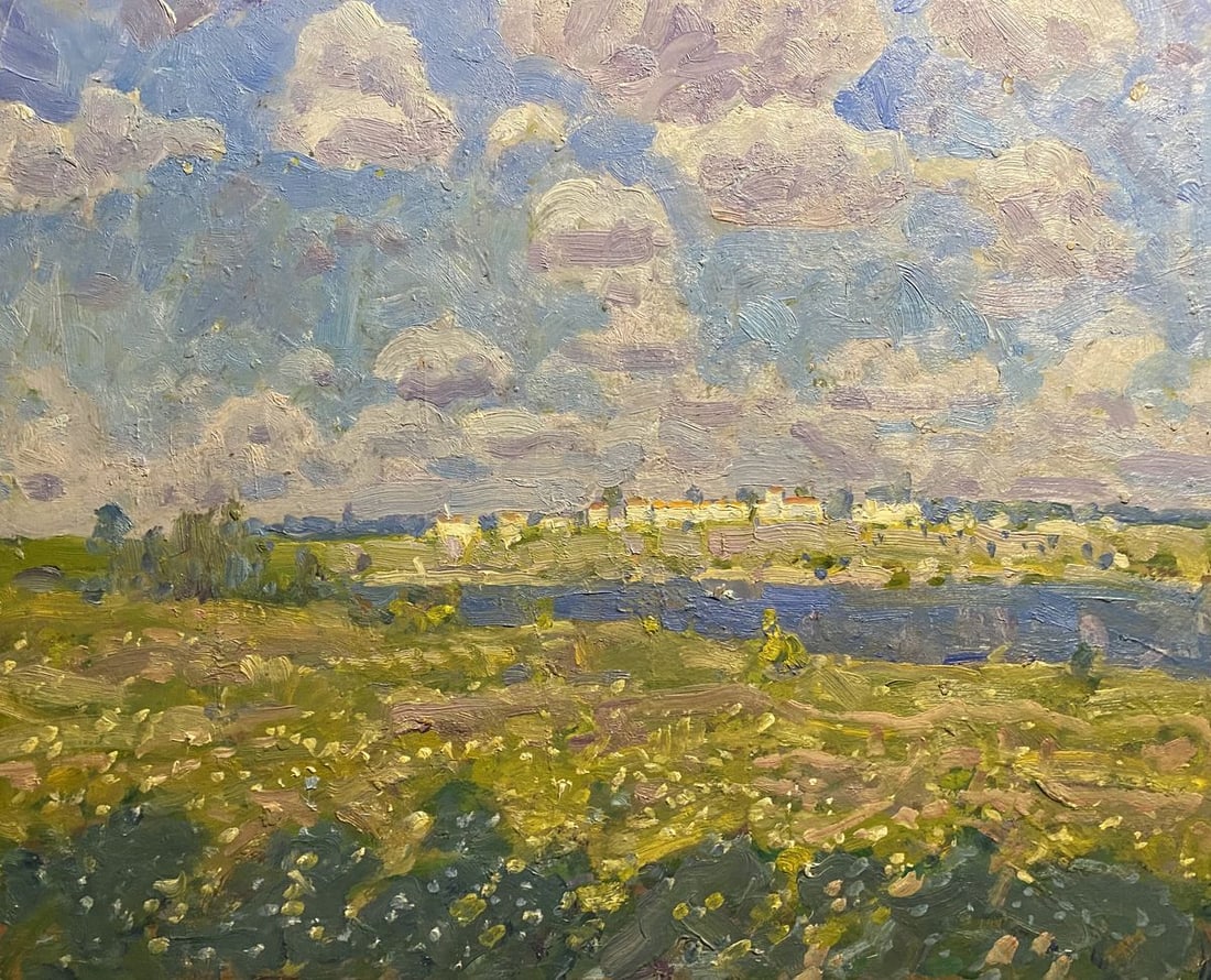 Oil painting Young birch trees Georgy Kolosovsky: Title: Oil painting Young birch trees Georgy Kolosovsky Description: NoGS 419 *** ABOUT THIS PAINTING *** * TITLE: "Young birch trees" * ARTISTS: Georgy Kolosovsky * SIZE: 40x50 cm/'15.74x19.68 inches