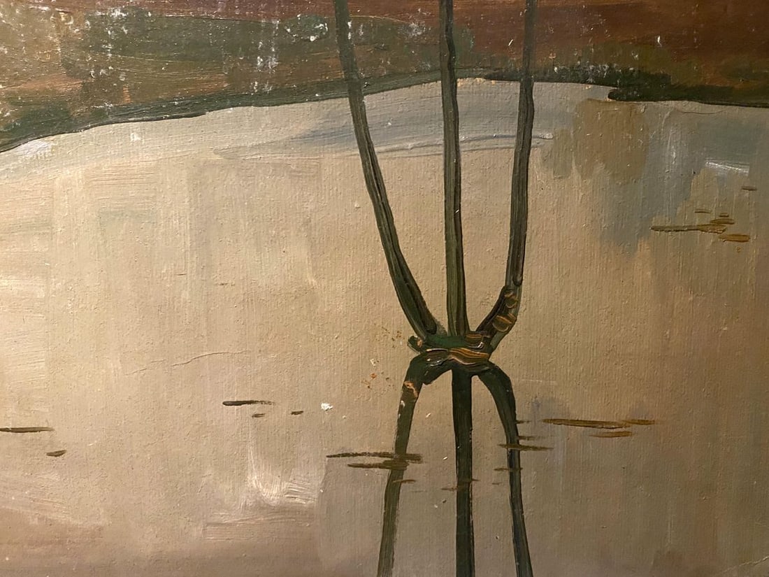 Oil painting Autumn silence Mykola Reznik - 4