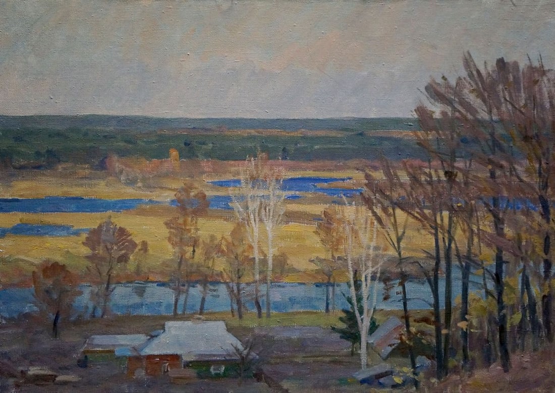 Oil painting Autumn has come Minka Alexander Fedorovich: Title: Oil painting Autumn has come Minka Alexander Fedorovich Description: NoVerns 976 *** ABOUT THIS PAINTING *** * TITLE: "Autumn has come" * ARTISTS: Mynka (Minka) Alexander Fedorovich * SIZE: 50x