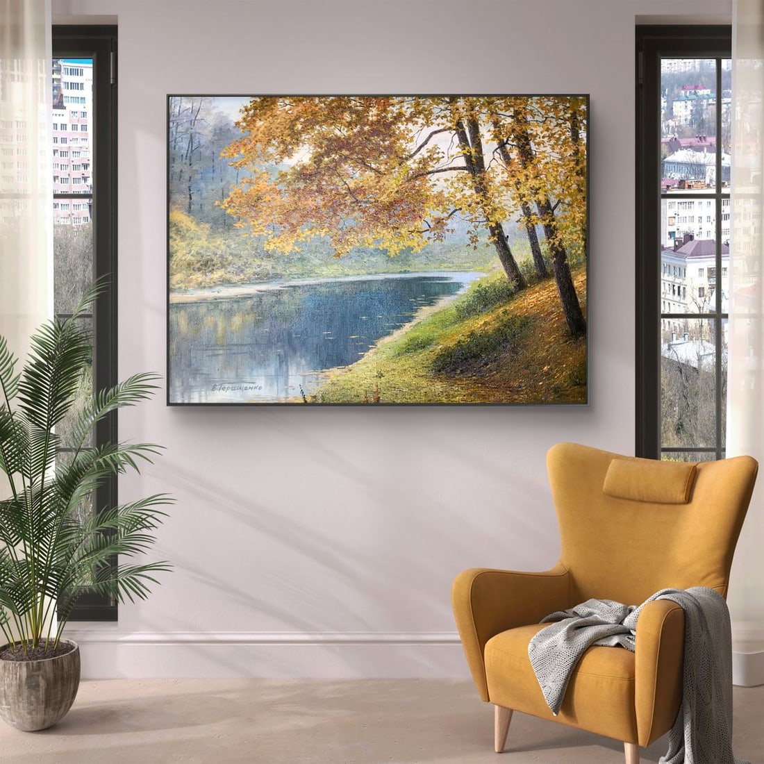 Oil painting Wonderful outdoor recreation Gerashchenko Volodymyr Fedorovich - 2