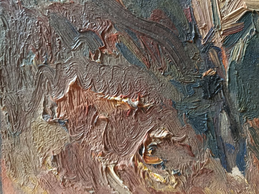 Oil painting We'll come back home again Unknown artist - 7