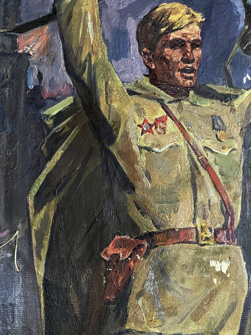Oil painting Victory of the Red Army Unknown artist - 4
