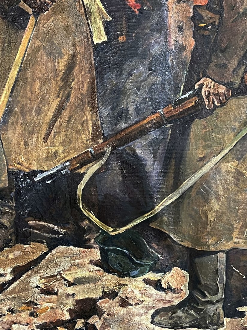 Oil painting Victory of the Red Army Unknown artist - 9