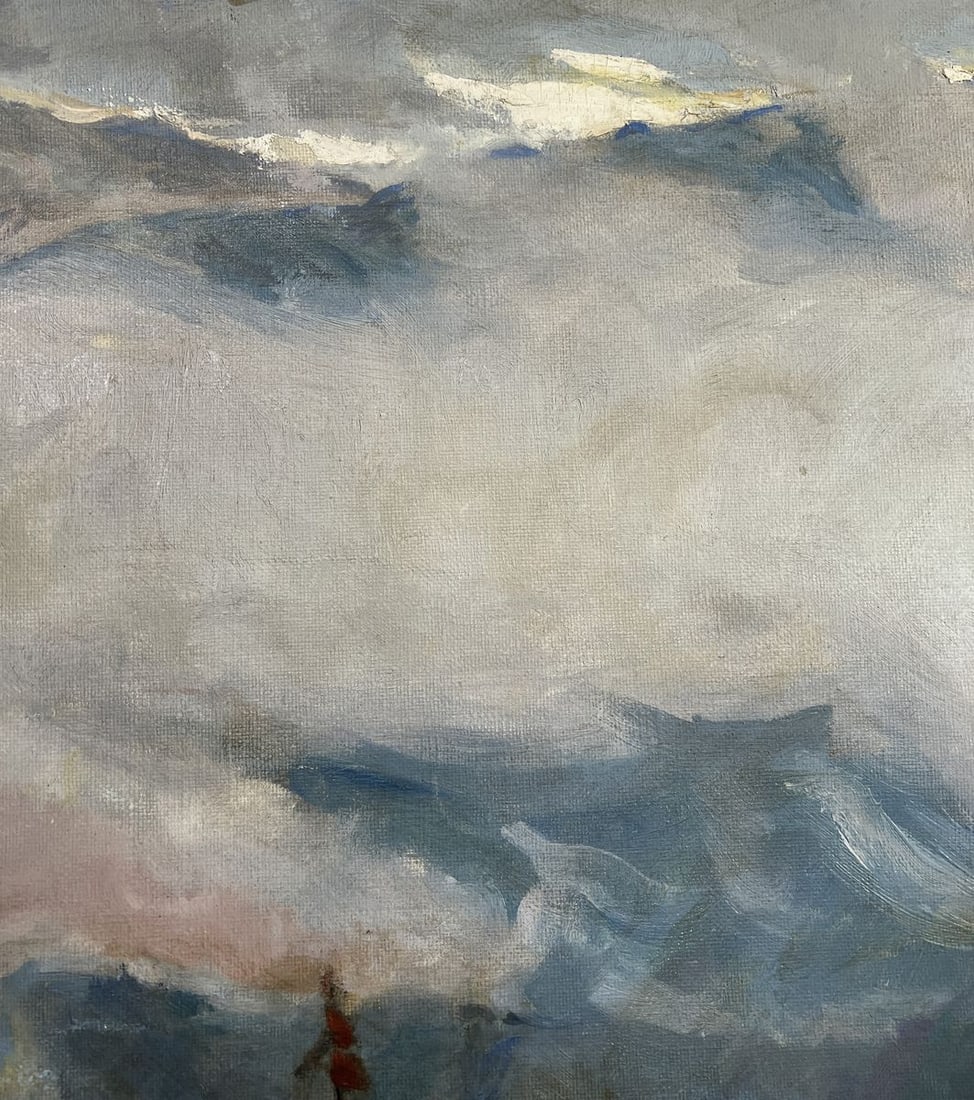 Oil painting Whisper of the Wind in the mountains Fedor Konev - 5