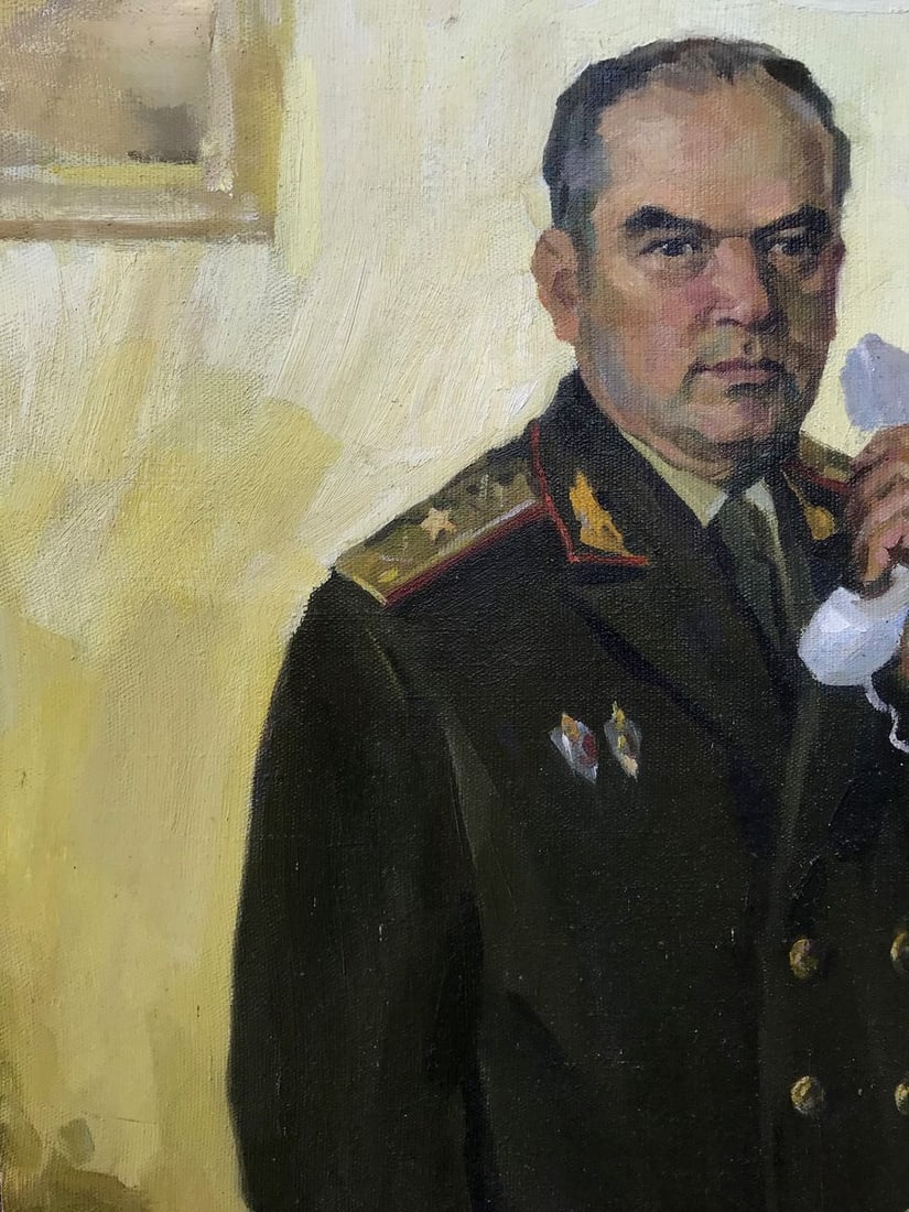 Oil painting Portrait of Major General of the KGB Koval A.S. Soroka Arkady Vasilievich - 2