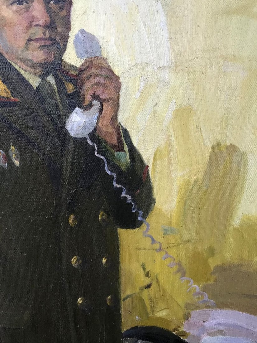 Oil painting Portrait of Major General of the KGB Koval A.S. Soroka Arkady Vasilievich - 5