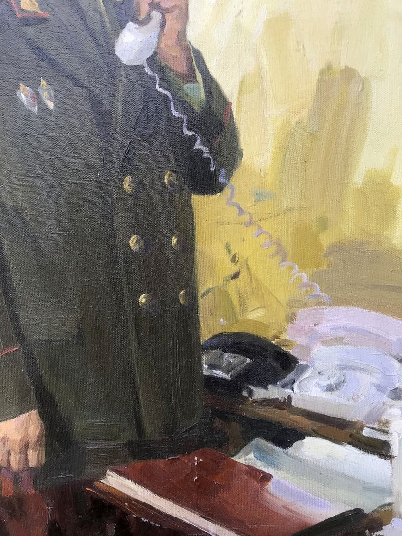 Oil painting Portrait of Major General of the KGB Koval A.S. Soroka Arkady Vasilievich - 7
