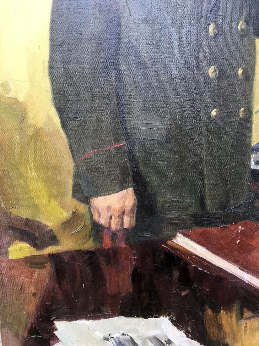 Oil painting Portrait of Major General of the KGB Koval A.S. Soroka Arkady Vasilievich - 8