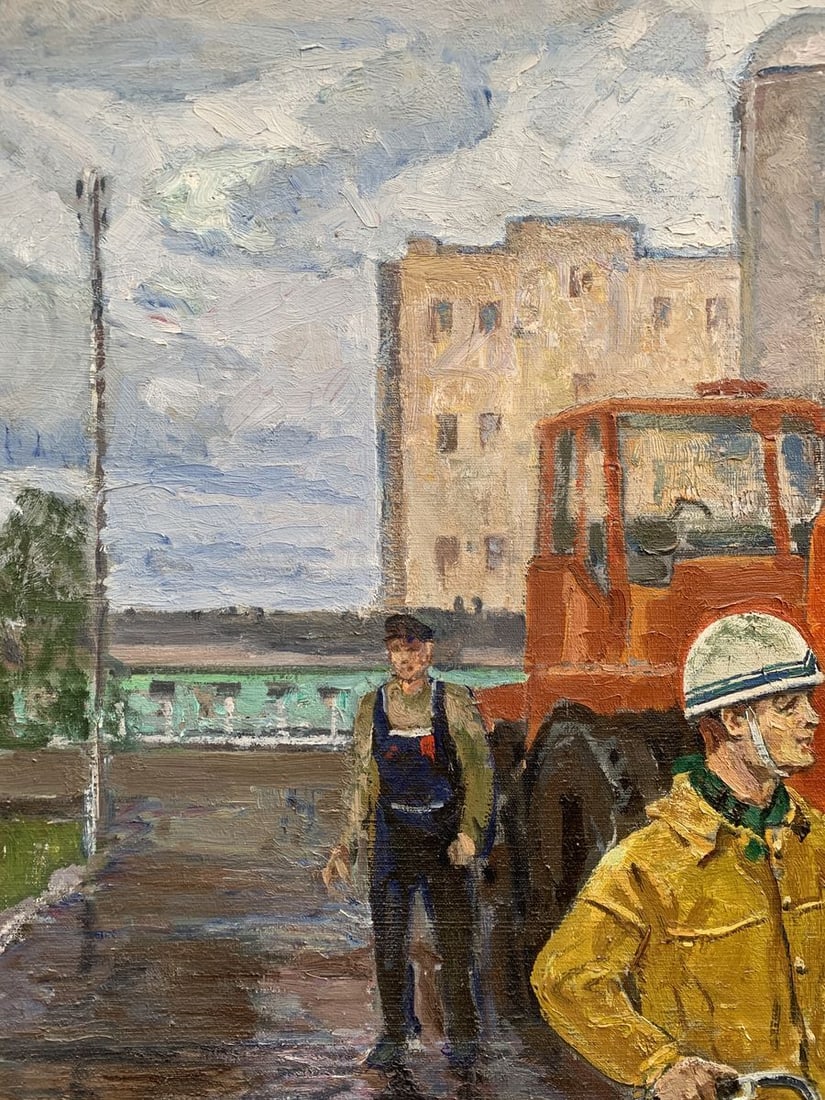 Oil painting Mechanics Weissburg Efim Efimovich - 2