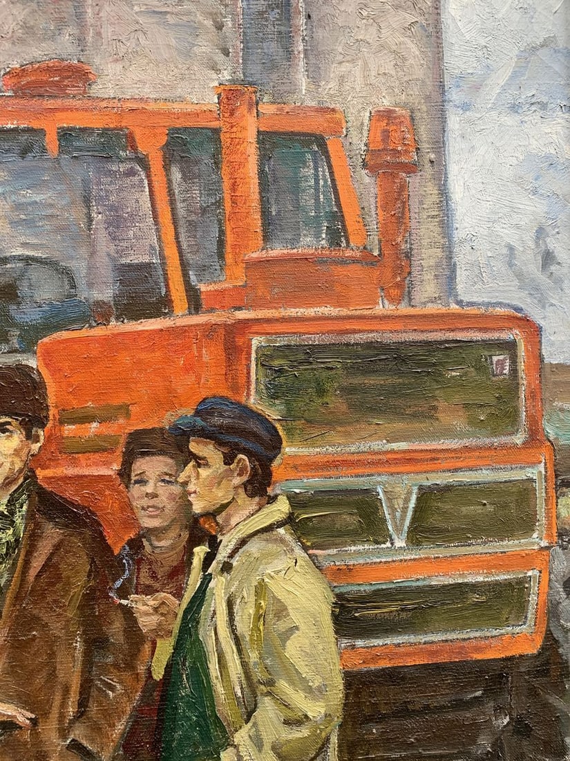 Oil painting Mechanics Weissburg Efim Efimovich - 7