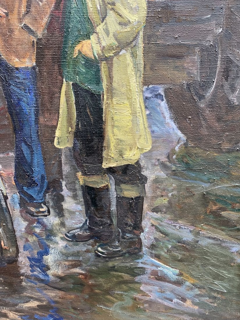 Oil painting Mechanics Weissburg Efim Efimovich - 9