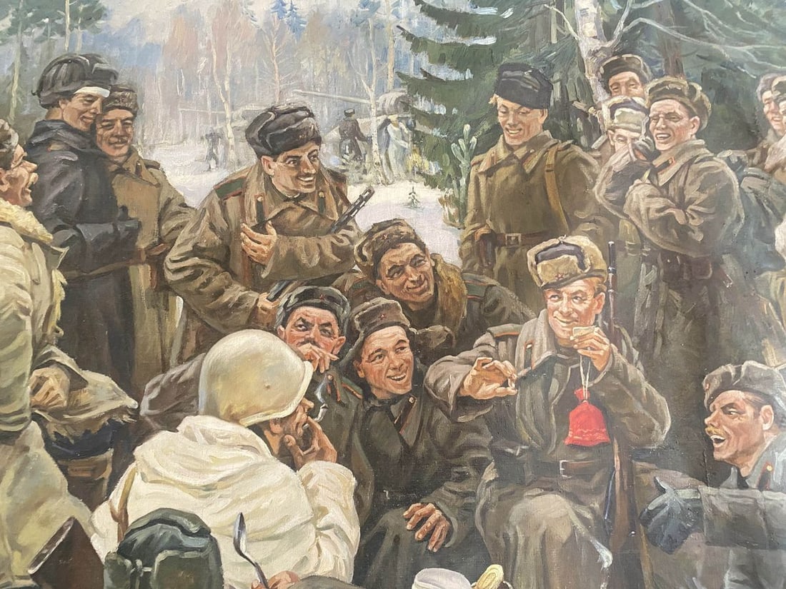 Oil painting Lunch break Unknown artist - 6