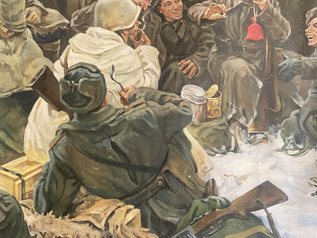 Oil painting Lunch break Unknown artist - 7