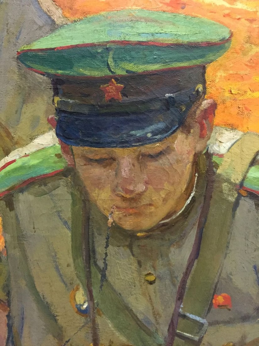 Oil painting At the old bunker Pyotr Ivanovich Zhigimont - 13