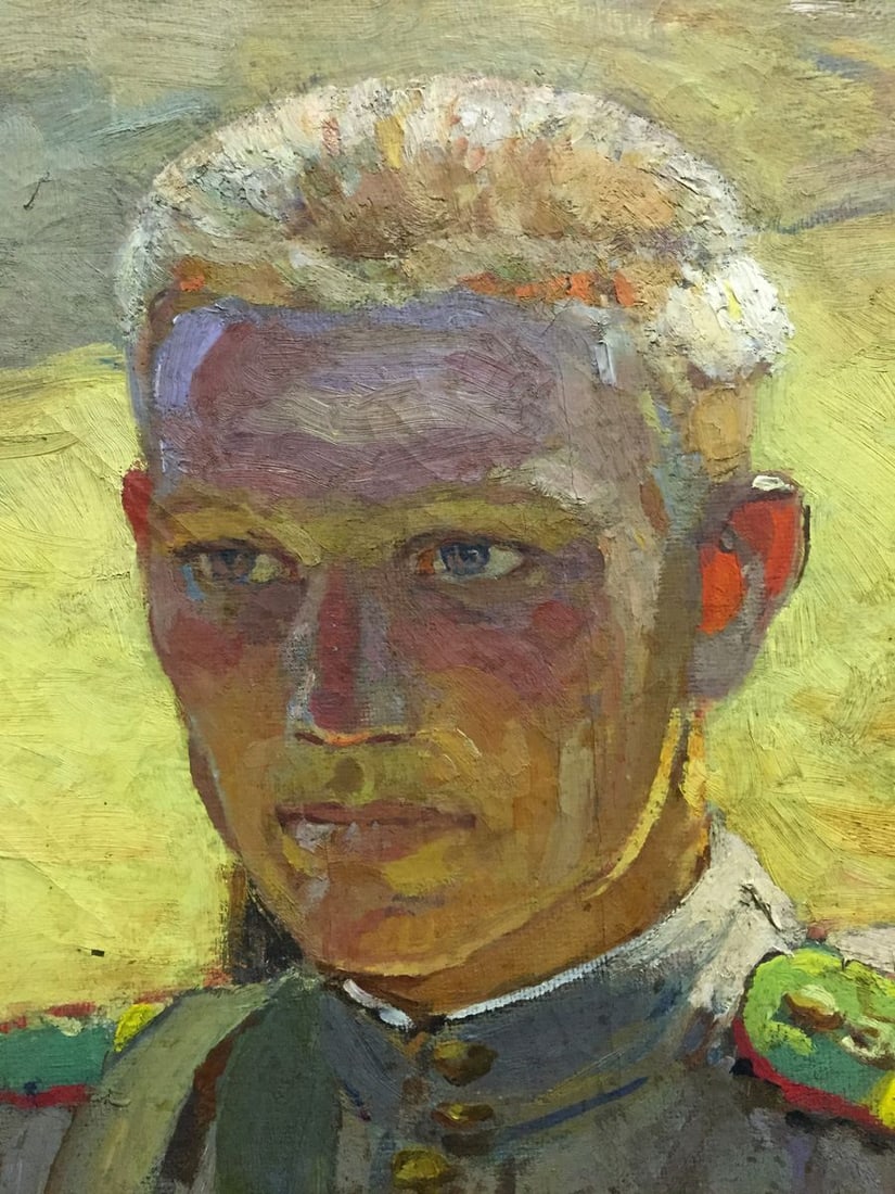 Oil painting At the old bunker Pyotr Ivanovich Zhigimont - 2