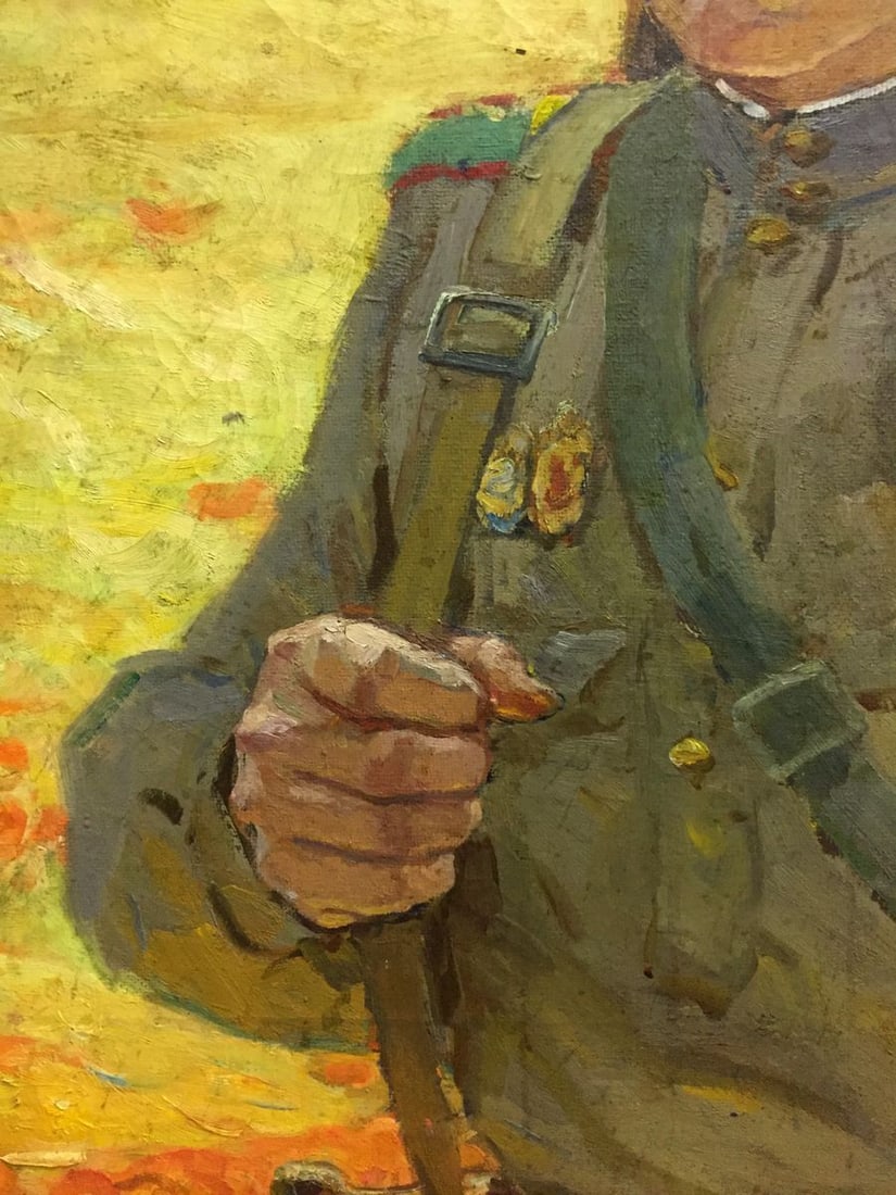 Oil painting At the old bunker Pyotr Ivanovich Zhigimont - 3