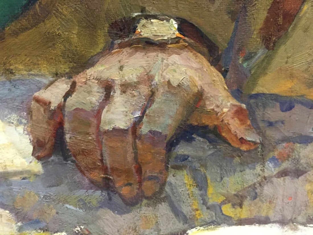 Oil painting At the old bunker Pyotr Ivanovich Zhigimont - 7