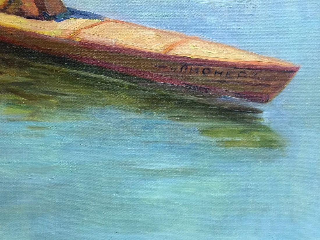 Oil painting Rowers - 6