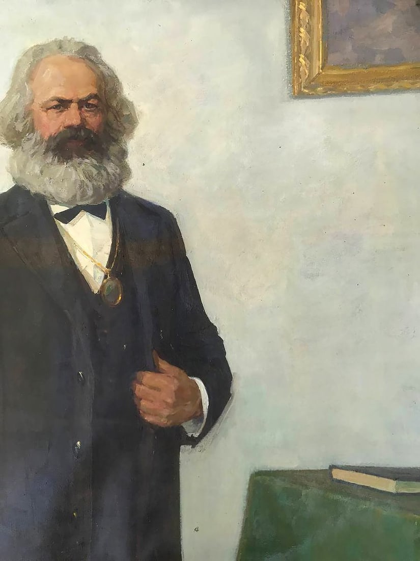 Oil painting Karl Marx Bilan Petr Ilyich - 3