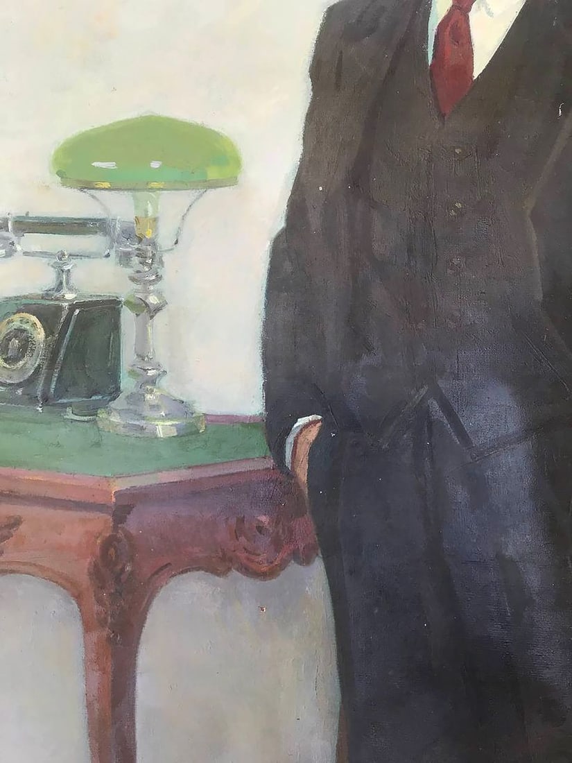 Oil painting Portrait of Lenin Bilan Petr Ilyich - 4