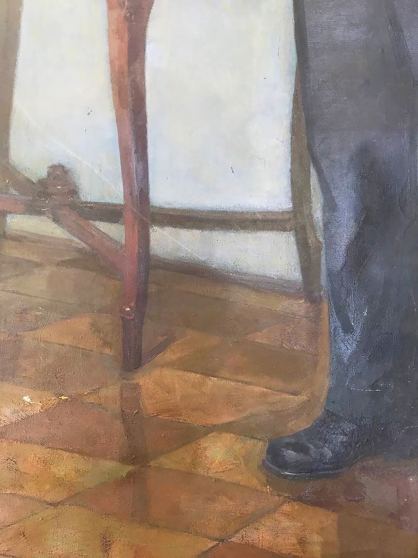 Oil painting Portrait of Lenin Bilan Petr Ilyich - 8