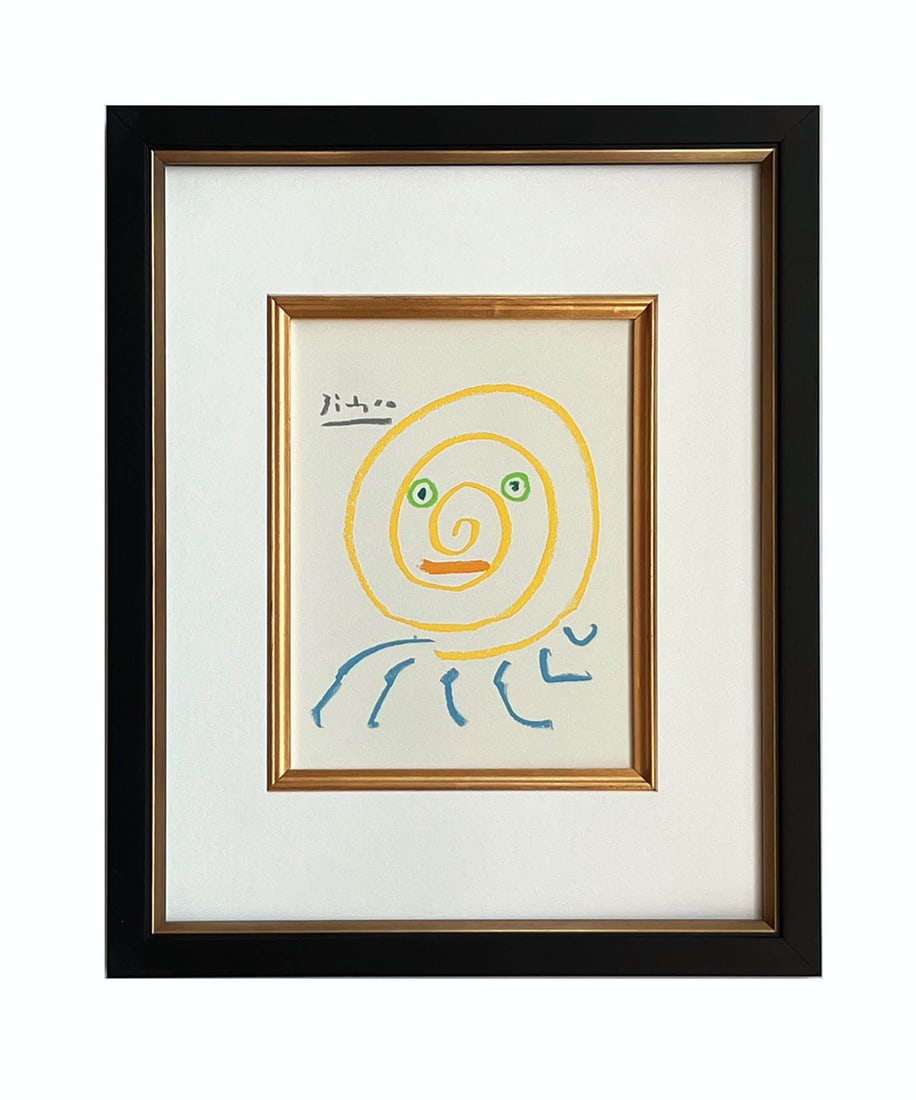 Picasso Lithograph 87 The Great Speaker 1968 Framed: Title: Picasso Lithograph 87 The Great Speaker 1968 Framed Artist: Pablo Picasso Description: Title: The Great Speaker Artist: Pablo Picasso Country: Spain Medium: Lithograph - 87 Marks: Not