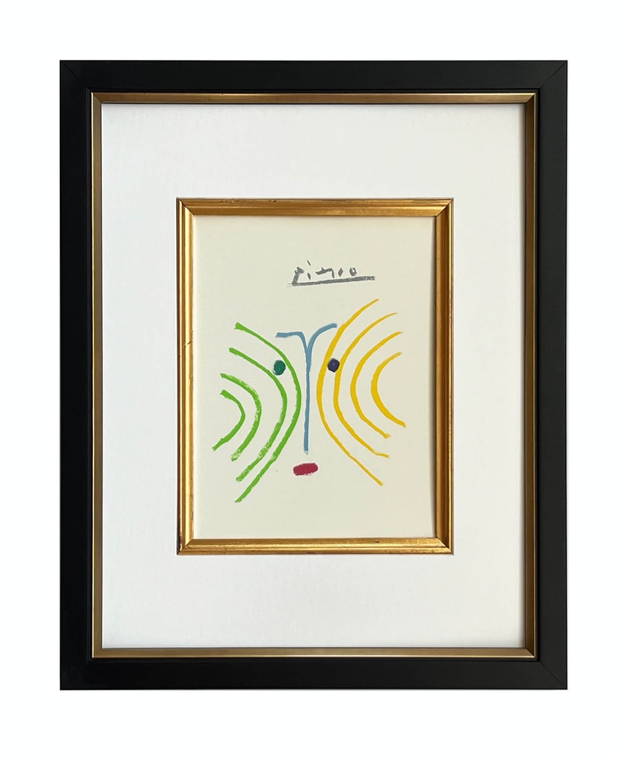 Picasso Lithograph 97 The Pythia 1968 framed: Title: Picasso Lithograph 97 The Pythia 1968 framed Artist: Pablo Picasso Description: Title: ?The Pythia Artist: Pablo Picasso Country: Spain Medium: Lithograph - 97 Marks: Signed in plate, not numbe