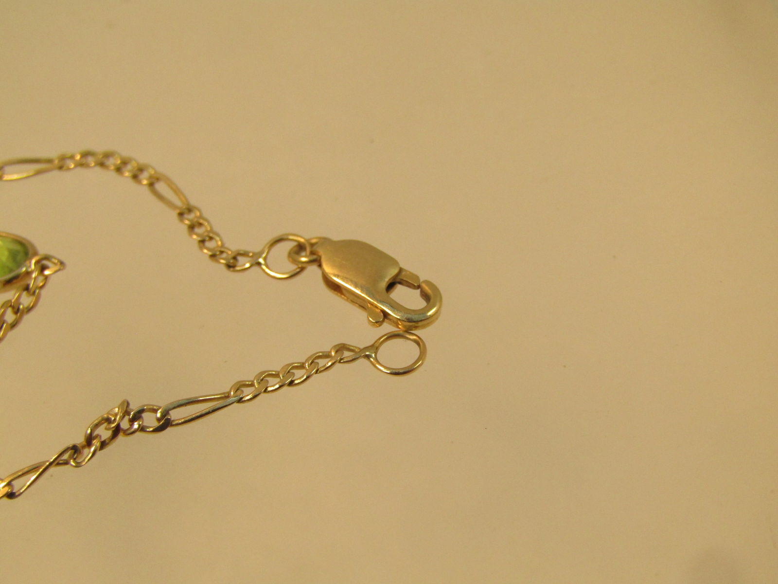 Vintage 14kt Mixed Gemstone Bracelet, 7.25m, 1980's - 9