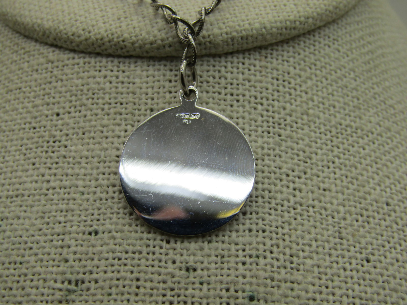 Vintage Sterling Silver Ankle Charm Bracelet, Confirmation Charm, 9.5", 1960'S - 6