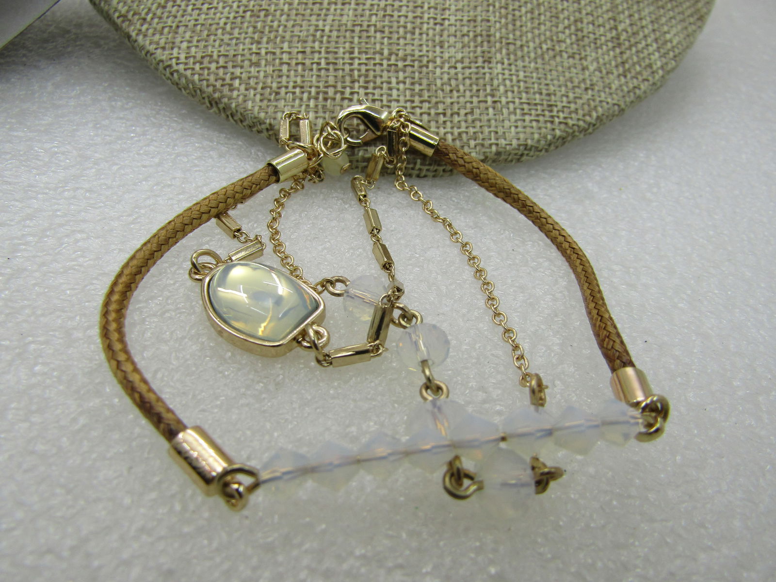 Avon Multi-Strand Opalesque Layered Bracelet. 7-8", In Original Box, Unworn - 3